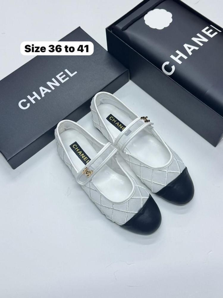 Chanel Quilted Mary Jane Flats