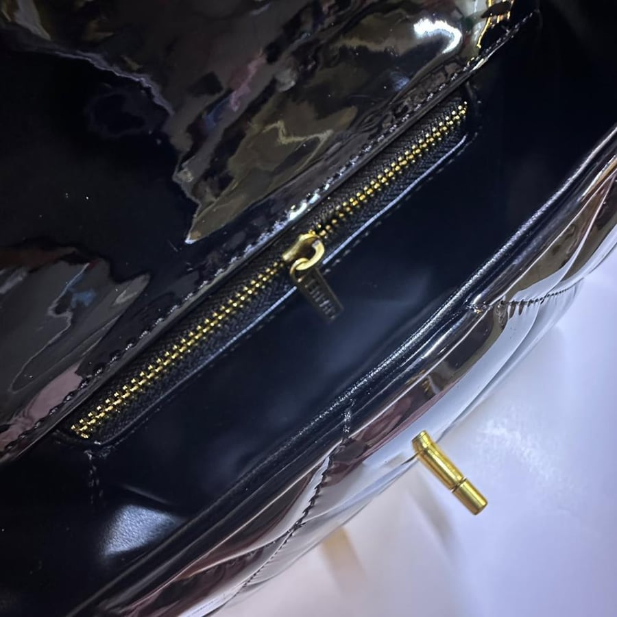 Chanel Mirror Quilted Top Handle Bag