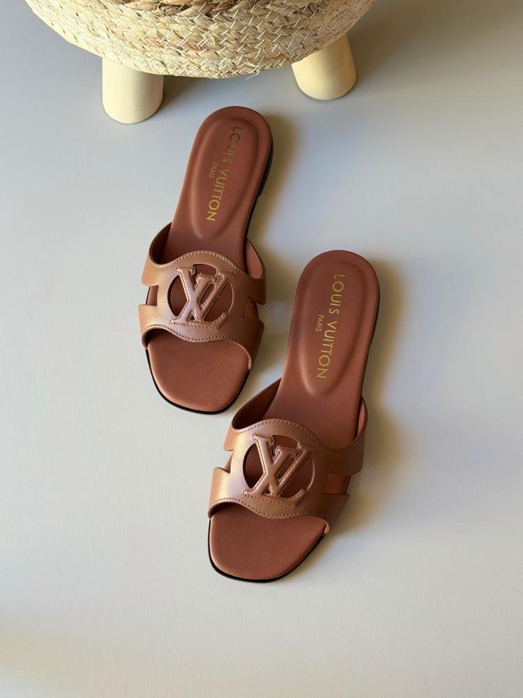 Louis Vuitton LV Logo Slide Sandals