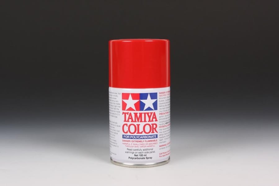 Tamiya PS-60 Mica Red Lexan Spray Paint (100ml) for RC (86060)