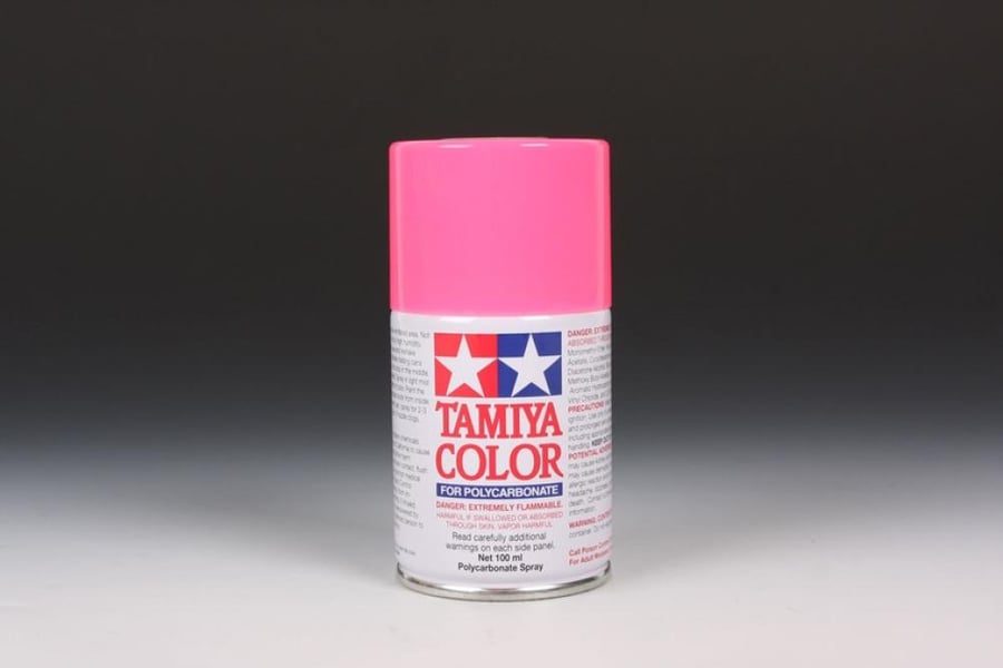 Tamiya PS-29 Fluorescent Pink Lexan Spray Paint (100ml) for RC (86029)