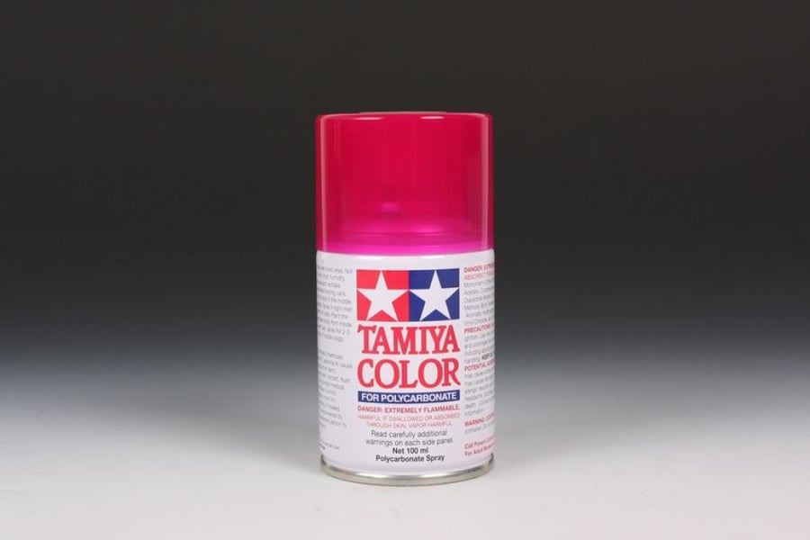 Tamiya PS-40 Translucent Pink Lexan Spray Paint (100ml) for RC (86040)