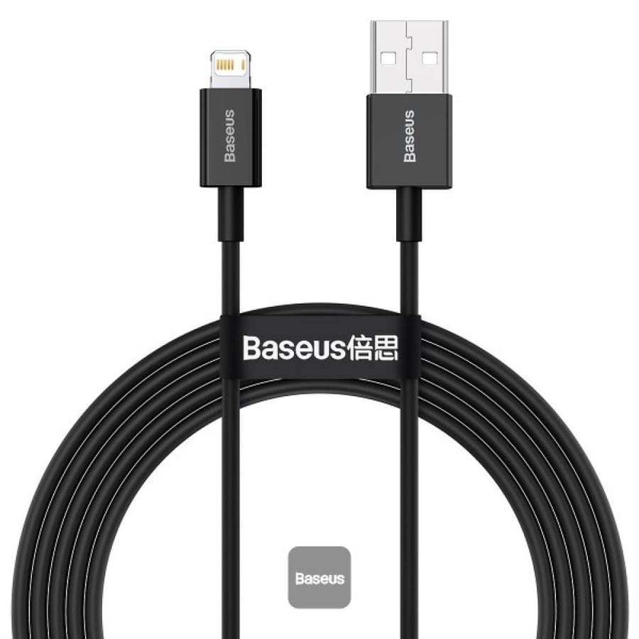 كيبل Baseus Superior Series USB إلى Lightning – شحن سريع 2.4A ونقل بيانات