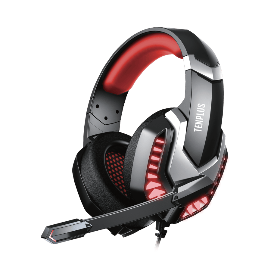 TENPLUS T3536 gaming headset with loud sound and clear microphone