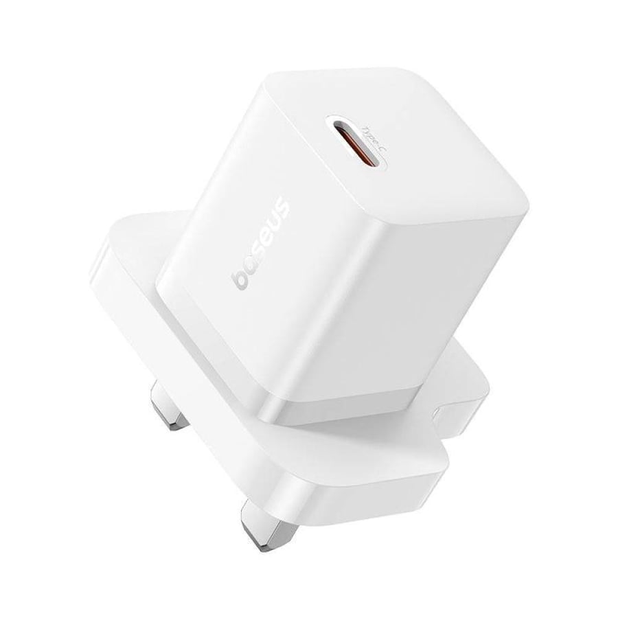 Wall charger from Bissous with one Type-C port and 30-watt power with GaN5 technology