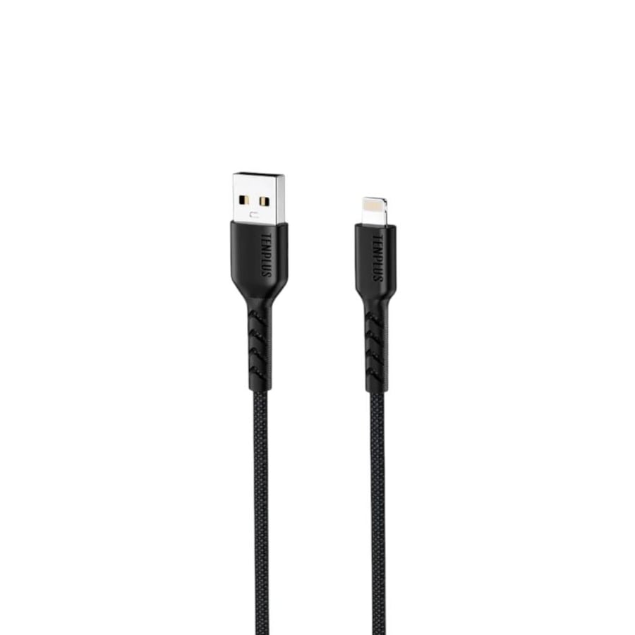 كيبل TENPLUS نايلون USB-A إلى Lightning – طول 1 متر (T3105)