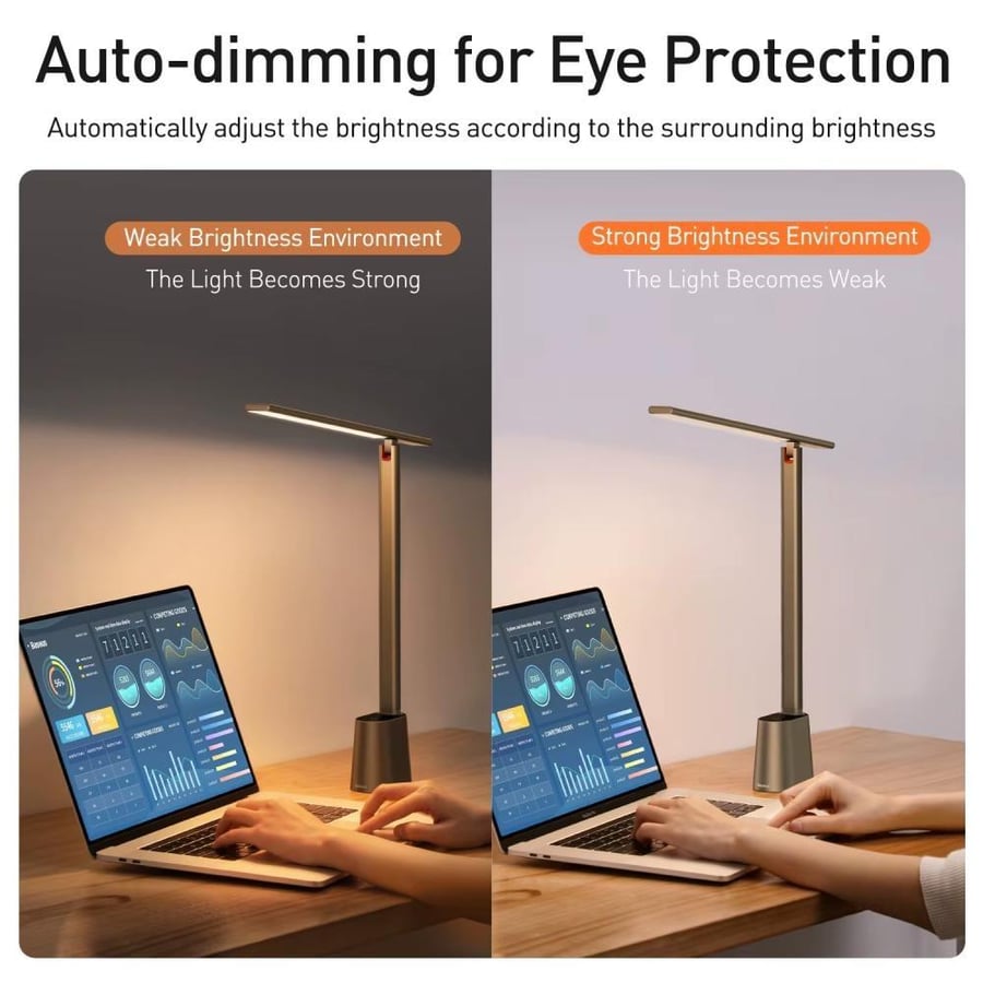مصباح مكتب LED قابل للطي