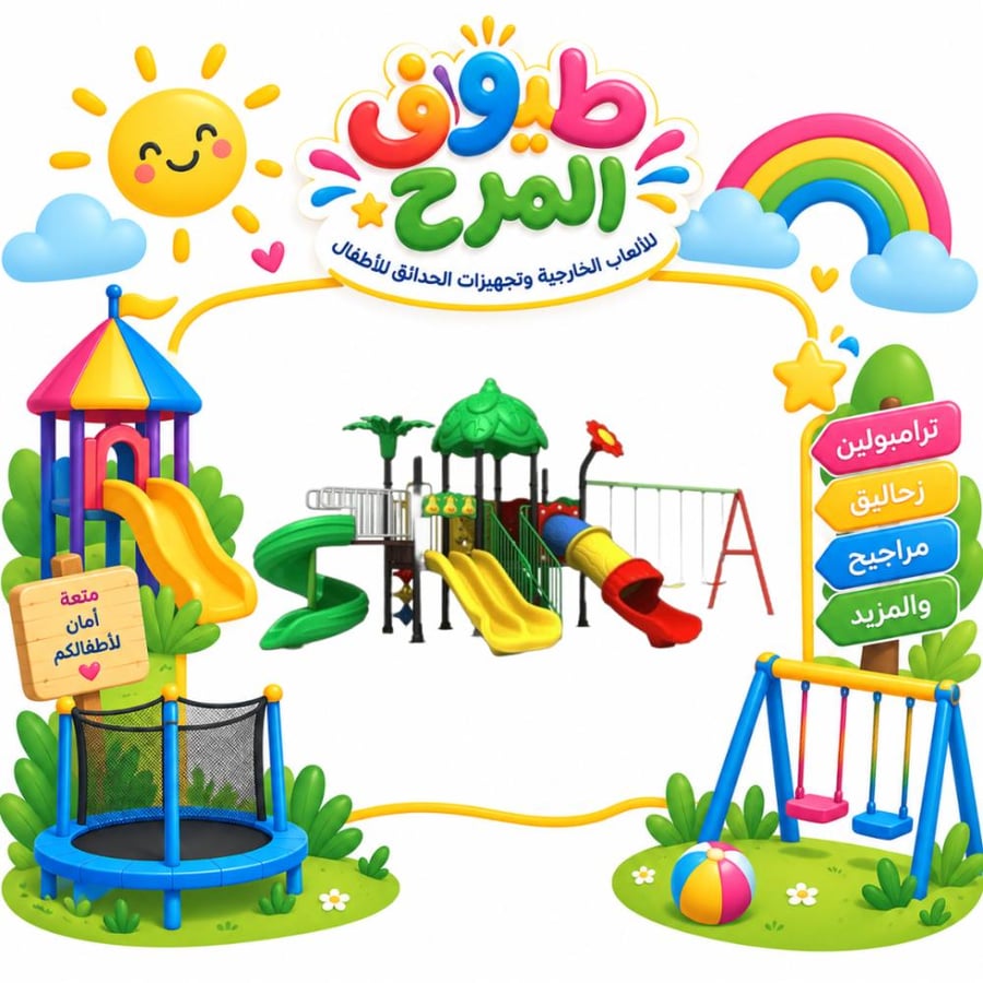 وحدة الالعاب الخارجية المتكاملة للساحات الخارجية و الحدائق