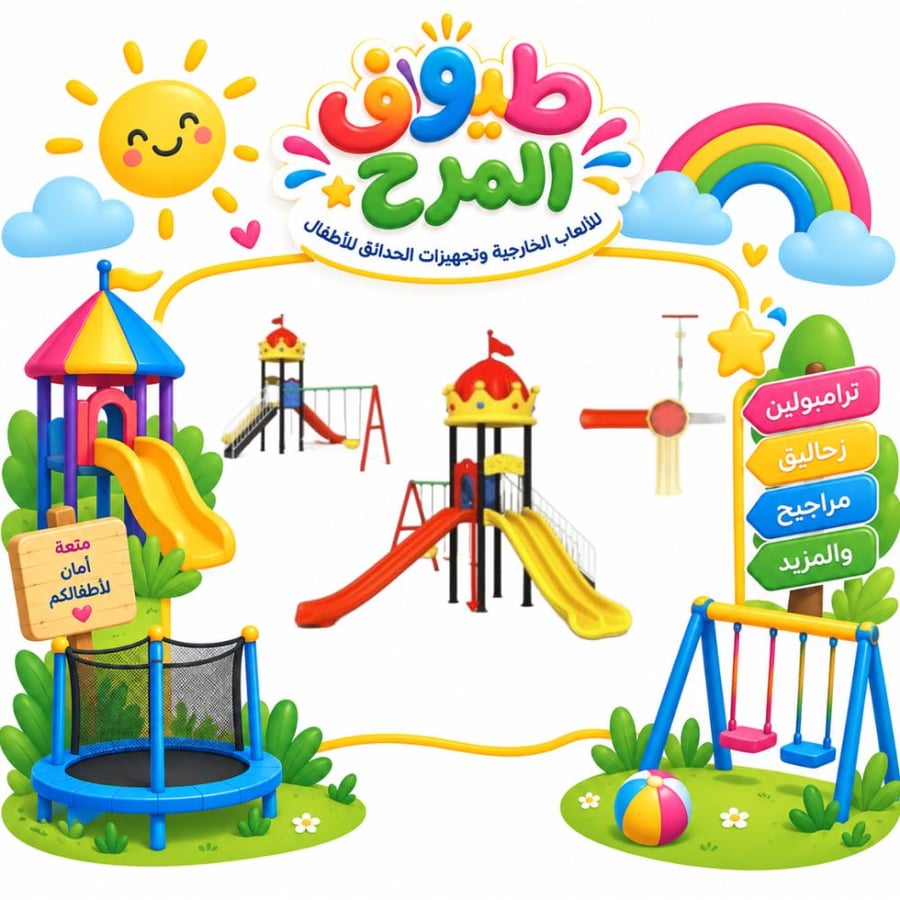وحدة الالعاب الخارجية المتكاملة للساحات الخارجية و الحدائق