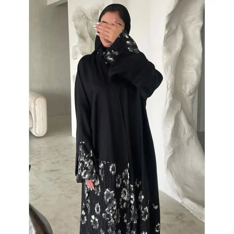 عباية موج الورود