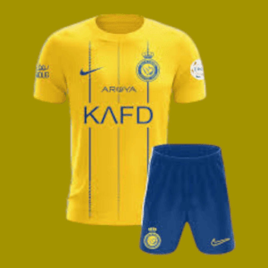 طقم نادي النصر الرسمي - الأصفر موسم 2023/2024
