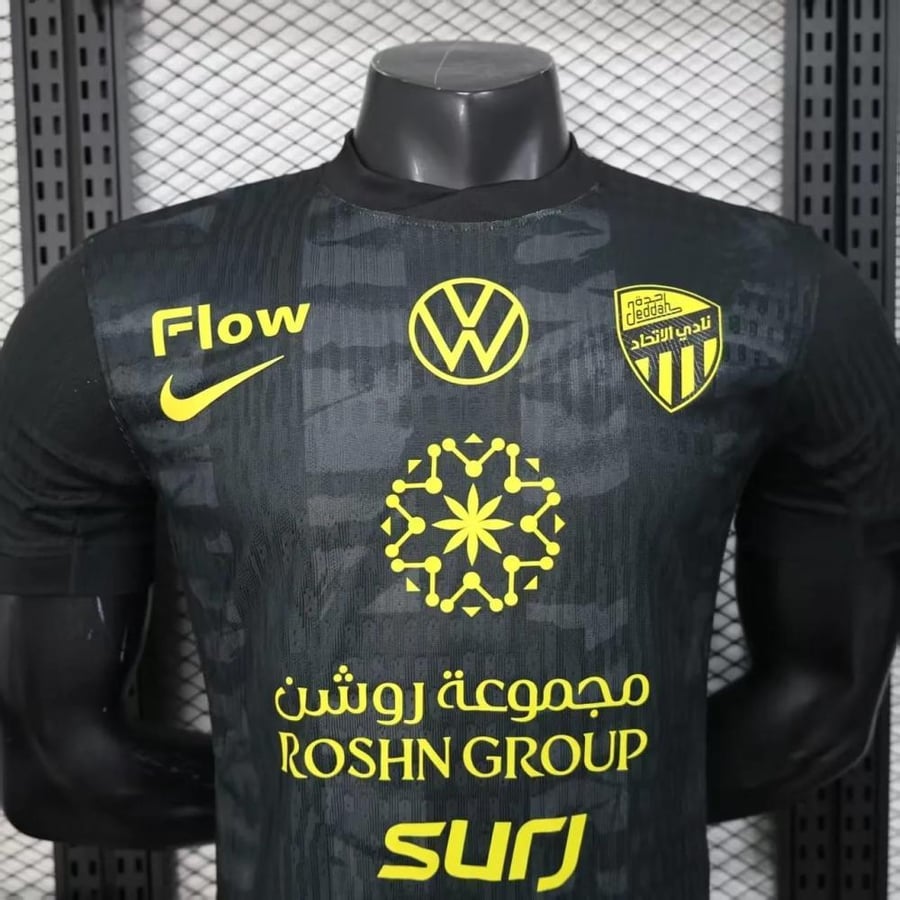 تيشيرت الاتحاد الاسود فئه لاعبين رجالي | جامبو 2026