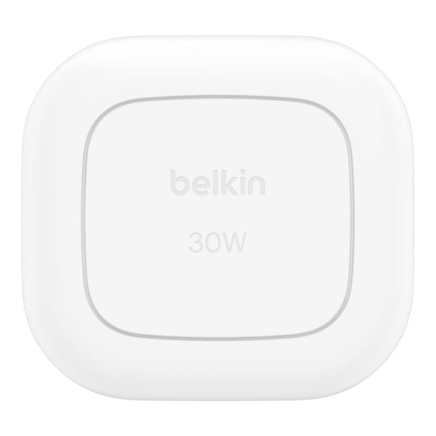 BELKIN, Wall Charger, PVC Type C with 1M Type C Cable, 30W, White