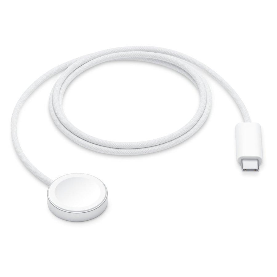 Apple Watch Magnetic Fast Charger to Type C Cable 1M White