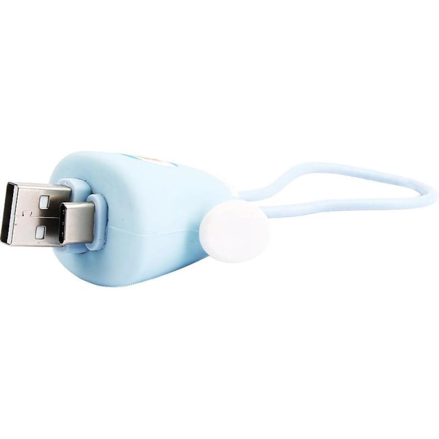 D&S USB-C to USB 2.0 Sync & Charge Cable, 20.00 cm ( 7.87 in ), Light Blue/White