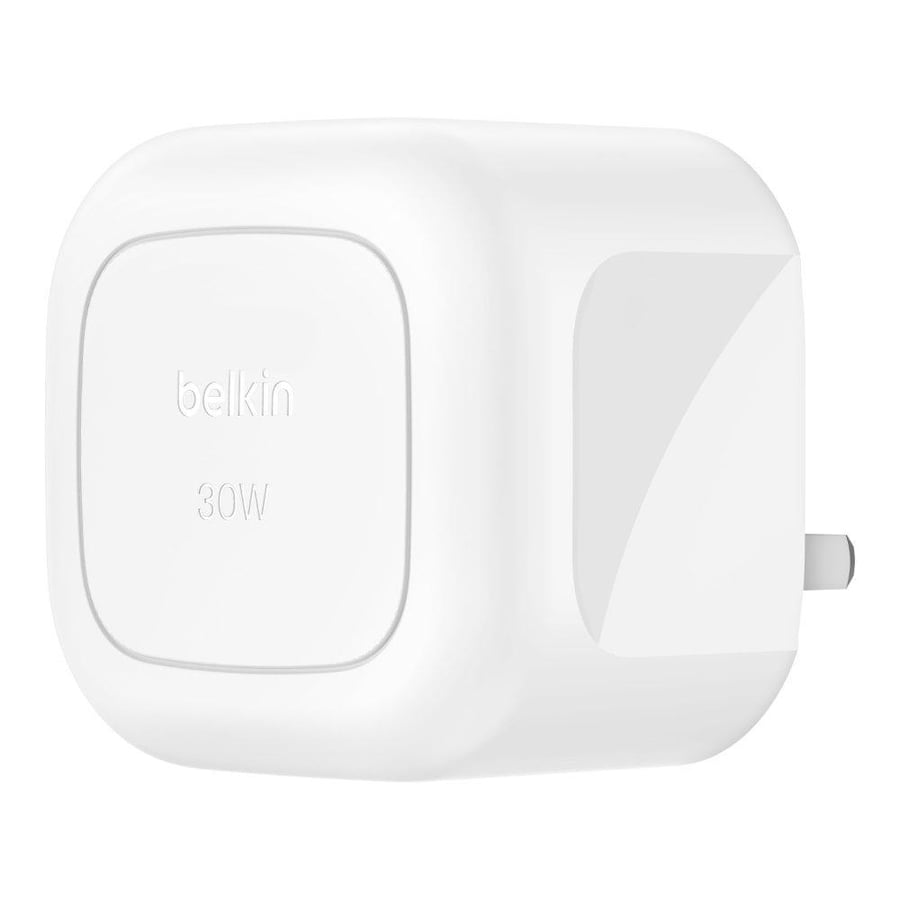 BELKIN, Wall Charger, PVC Type C with 1M Type C Cable, 30W, White