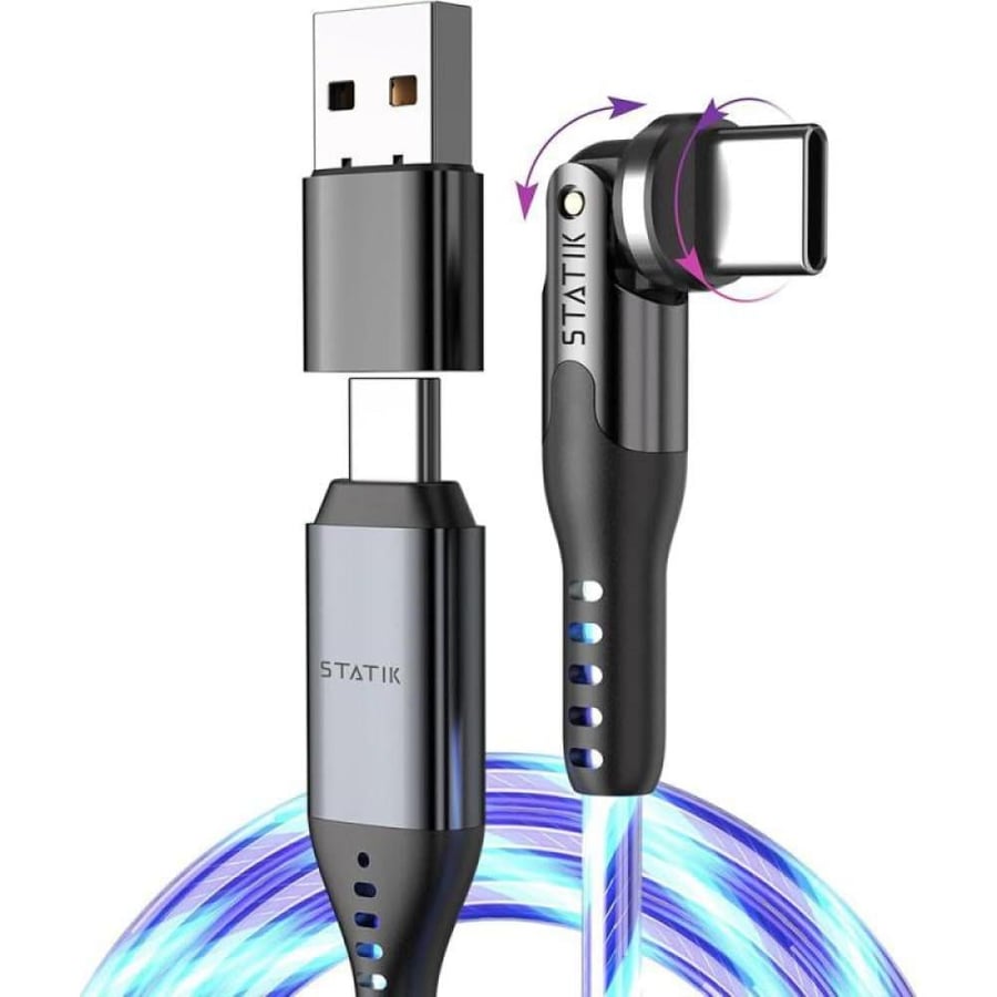 STATIK PowerPivot Pro USB C to USB C Sync Charge Cable 1 00 m 3 28 ft