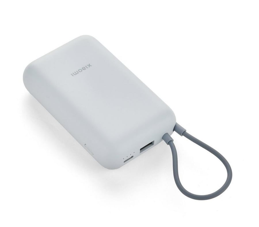 Xiaomi Power Bank 10000mAh (Integrated Cable) Ice Blue GL