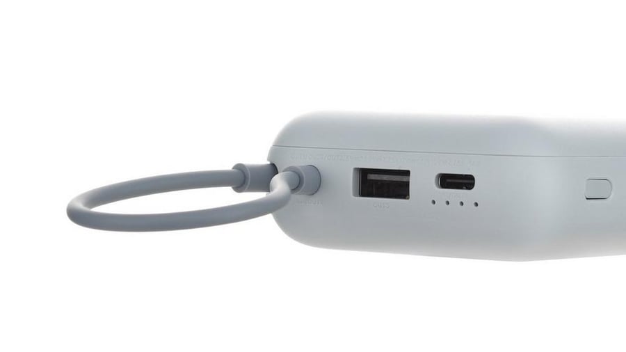 Xiaomi Power Bank 10000mAh (Integrated Cable) Ice Blue GL