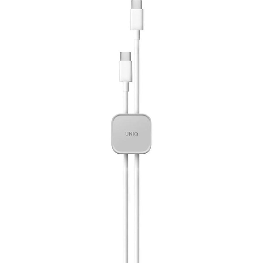 Uniq Pod 8 in 1 Pack Cable Organizer Buttons Cable Management Solution Universal for Most Devices Grey Dark