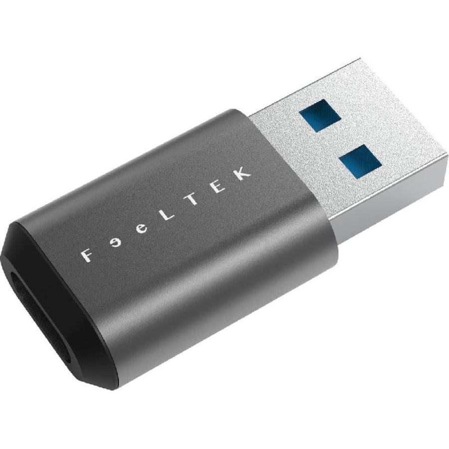 FeelTek USB 3.0 to USB-C (F), Black Adapter