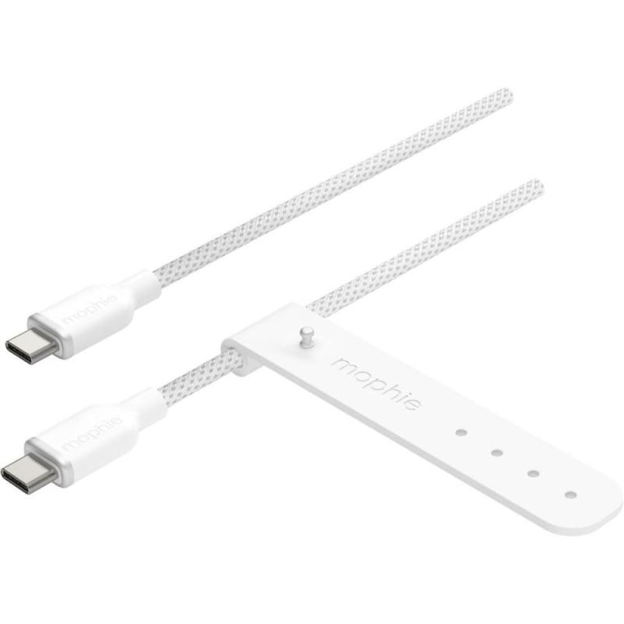 Mophie charge stream USB C to USB C Sync Charge Cable 2 00 m 6 56 ft White