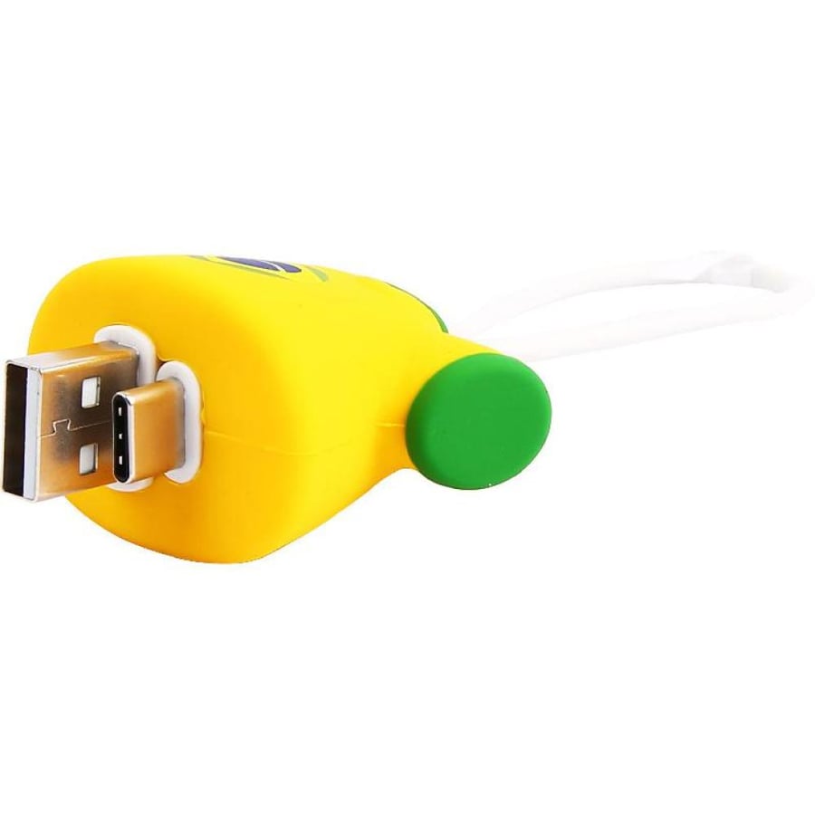 D&S USB-C to USB 2.0 Sync & Charge Cable, 20.00 cm ( 7.87 in ), Yellow/Red