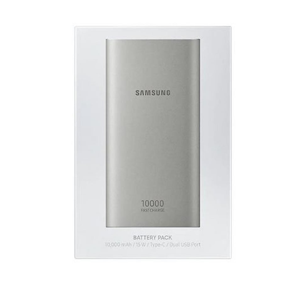 Samsung 15W Power Bank with Type C, 10000mAh, Silver