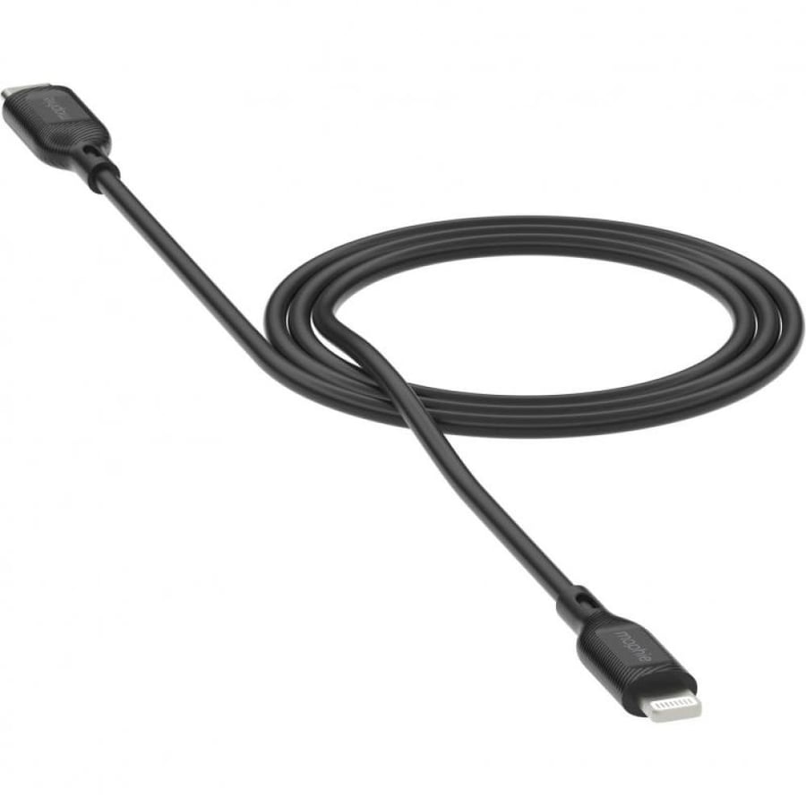 Mophie Essentials Lightning to USB-C Sync & Charge Cable, 1.00 m ( 3.28 ft ), Black