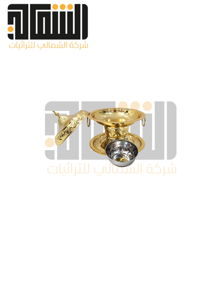 طقم تمريات ستيل 3 احجام ذهبي كامل
