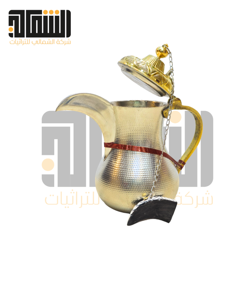 طقم دلال الشمالي نحاس احمر 3 حبات