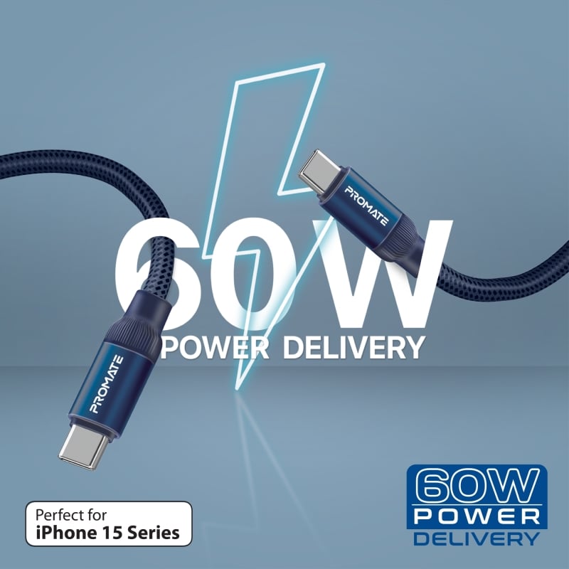 The maximum levels of comfort and organization with the Springy USB-C magnetic self-regulating cable, supports data transfer and charging with a capacity of 60 watts and a length of up to 1.2 meters.