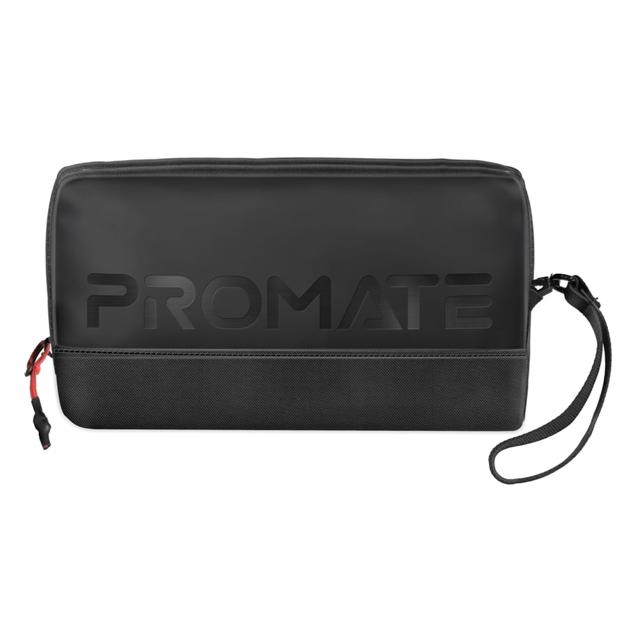 Lightweight bag for organizing basic technical tools, contains multiple pockets to facilitate arranging and carrying equipment, and it is water-resistant.