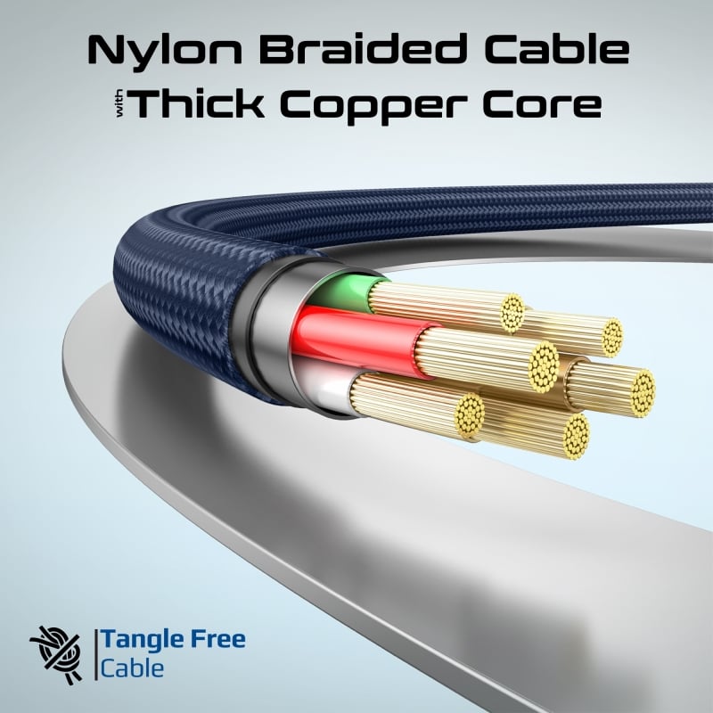 The maximum levels of comfort and organization with the Springy USB-C magnetic self-regulating cable, supports data transfer and charging with a capacity of 60 watts and a length of up to 1.2 meters.