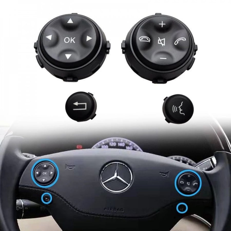 Mercedes-Benz steering wheel buttons