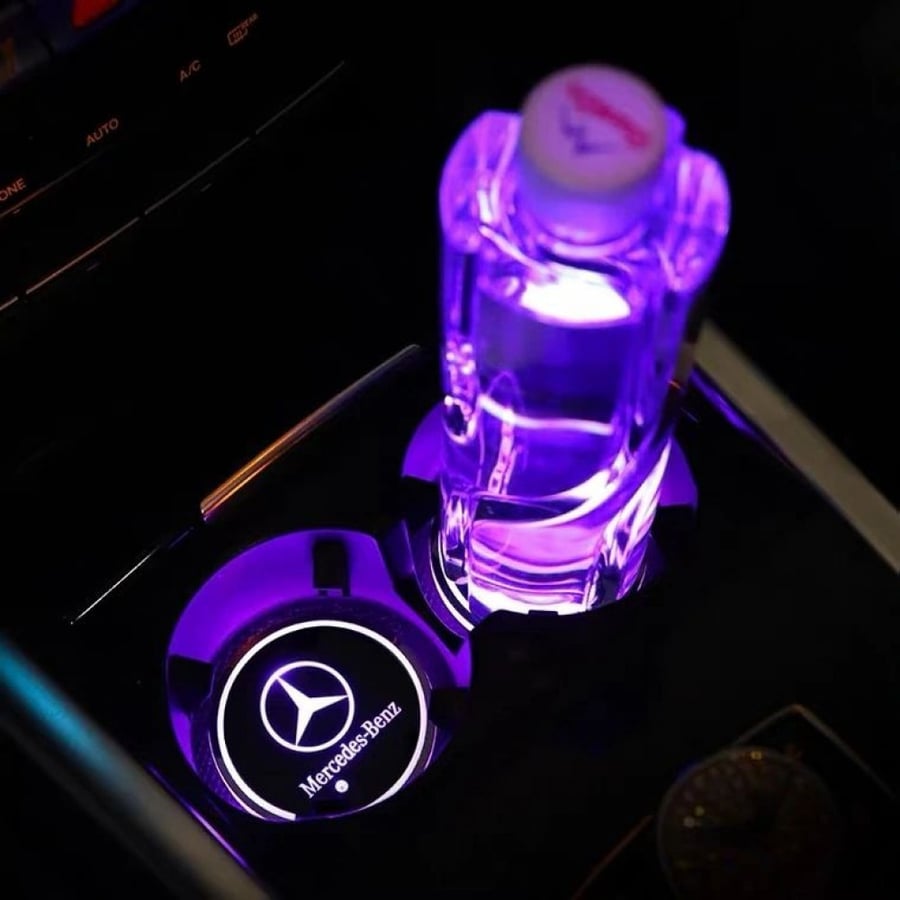 Mercedes cup lighting