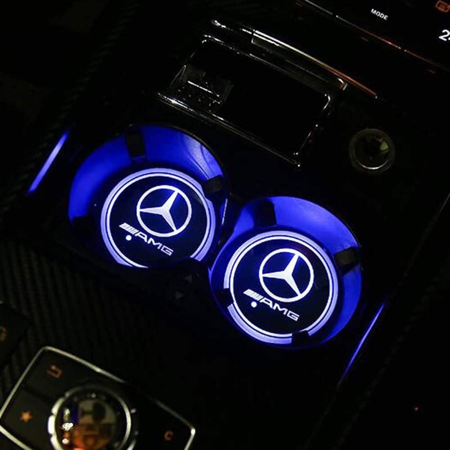 Mercedes cup lighting