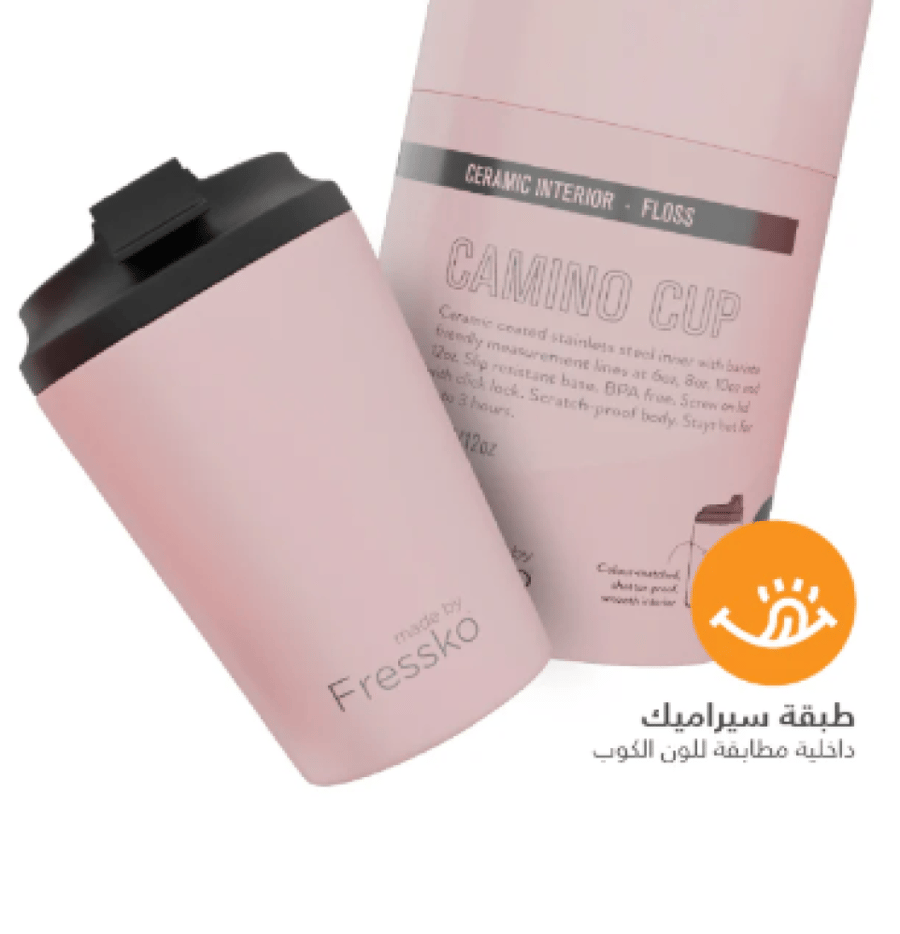 Ceramic mug with inside Fluz - Fresco