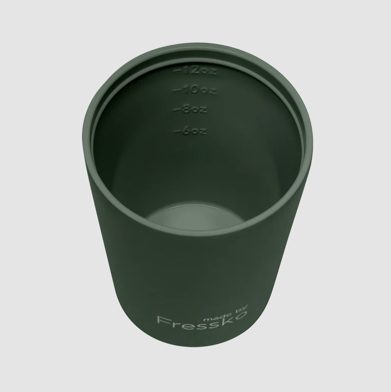 Fresco cup - interior made of oatmeal ceramic 12 ounces - Khaki