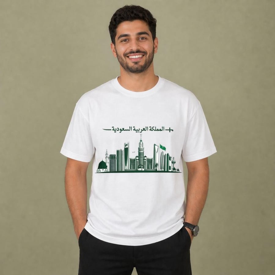 تيشيرت ابيض رجالي