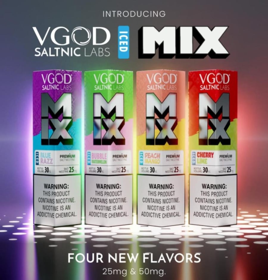 نكهة سولت علكة البطيخ بارد مكس من فيجود  - VGOD Bubble Watermelon ICED MIX 30ML