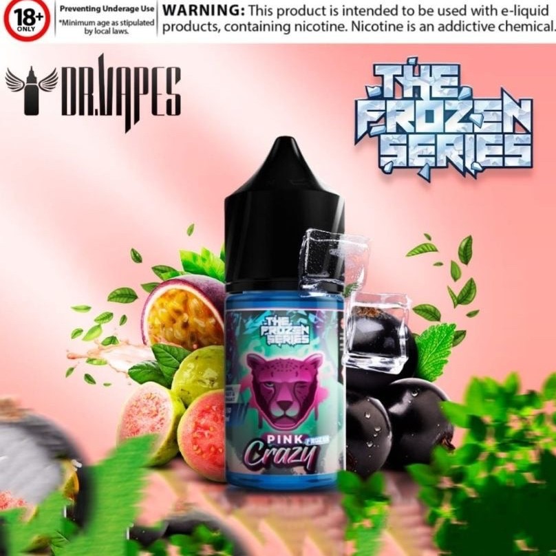 نكهة سولت بينك كريزي فروزين بارد -Pink Panther Pink Frozen Crazy Salt