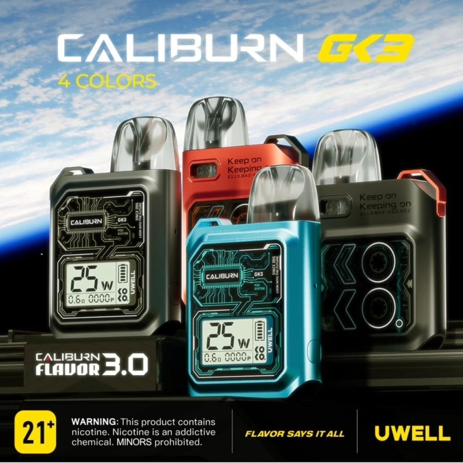 جهاز سحبه كوكو كالبيرن جي كي 3 | UWELL CALIBURN GK3