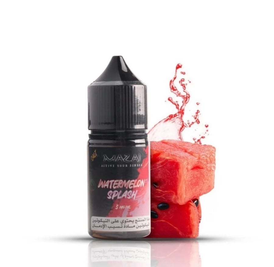 نكهة سولت مزاج بطيخ سبلاش- mazaj Watermelon Splash Salt