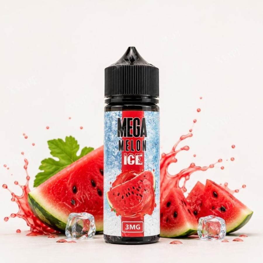 نكهة فيب ميجا بطيخ آيس - MEGA MELON ICE VAPE 120ml/3mg