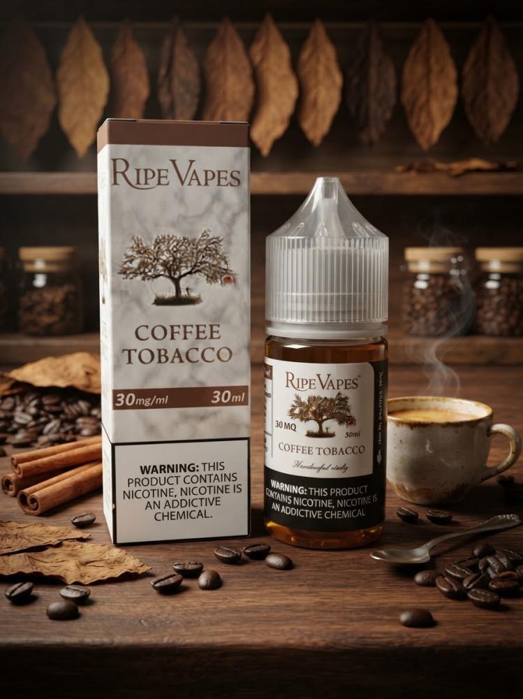 نكهة كوفي توباكو من شركة رايب فيب 30مل -RIPE VAPES COFFEE TOBACCO 30ml