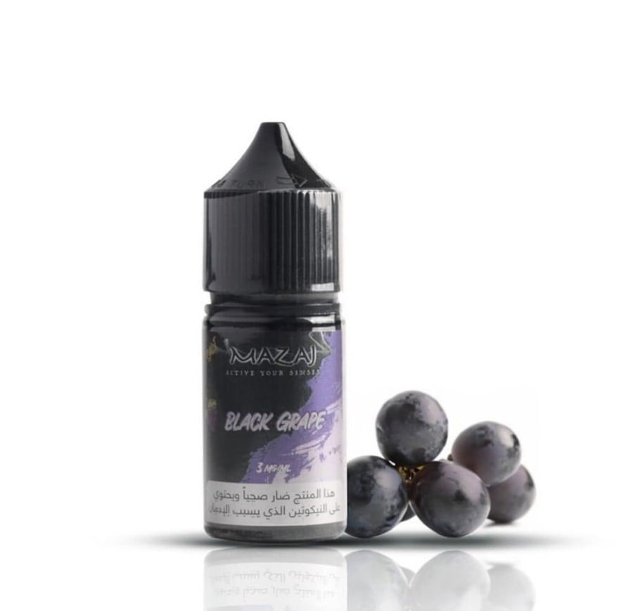 نكهة سولت مزاج عنب اسود سولت MAZAJ Black Grape