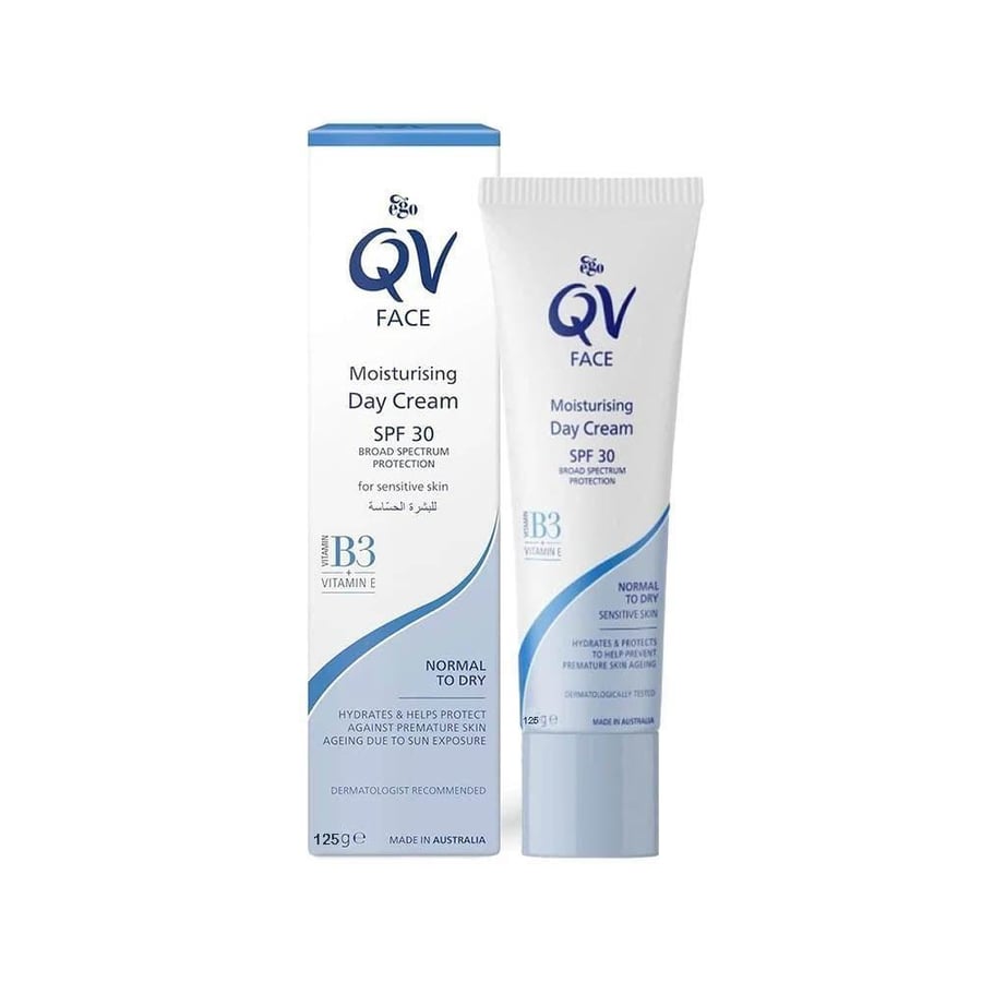 Qoufi daytime moisturizing cream with SPF 30 - 125 grams