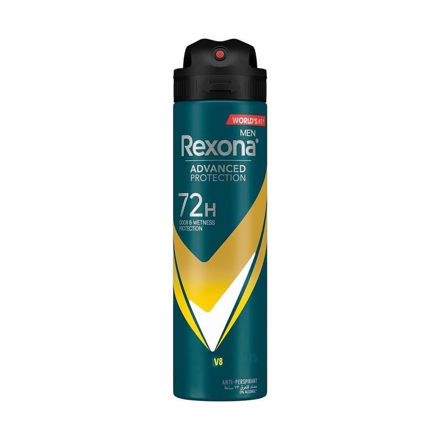 Rexona deodorant spray V8 advanced protection for men - 150 ml