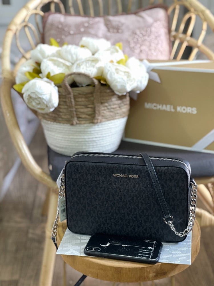 Michael kors |Jet Set Large Printed Logo Crossbody Bag